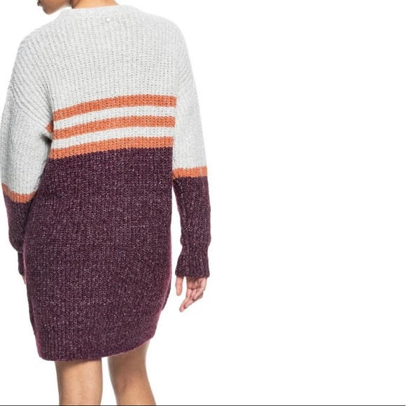 ROXY Milky Cloud Wool Blend Sweater Dress - Picture 2 of 6